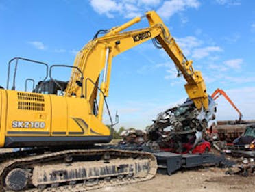 KOBELCO SK210D Multi-Dismantling Machine Available for US Market