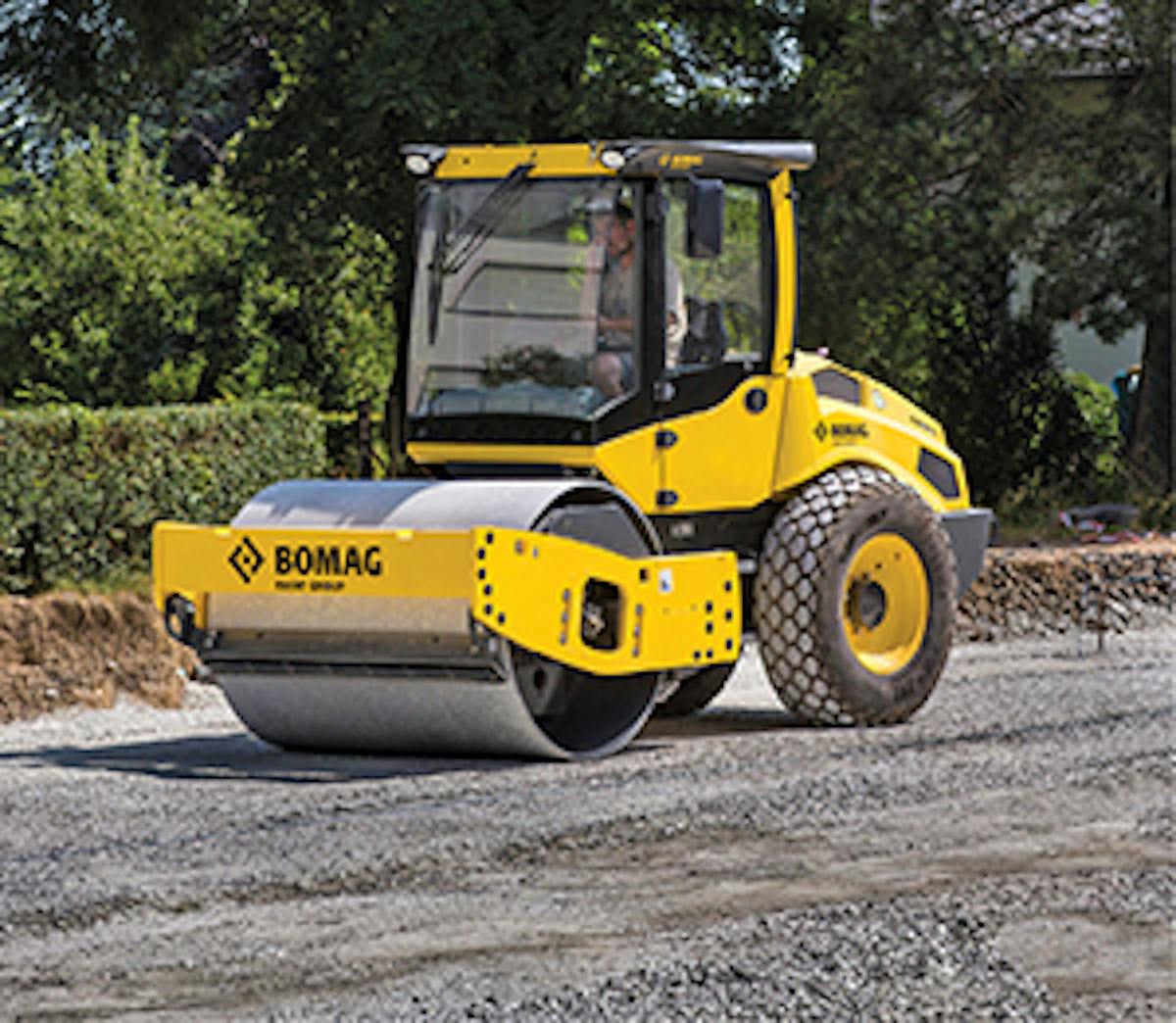 1 Different types of compactors: a) Pad-foot or tamping-foot