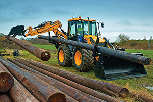 The Many Talents of the Backhoe Grading and Excavating