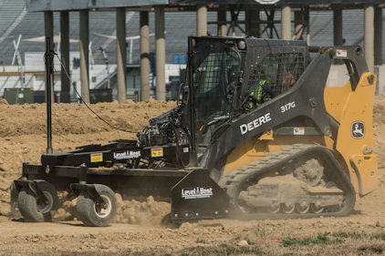 John Deere Releases New Grade Control Level Best Box Blades For Skid Steers And Compact Track Loaders Grading And Excavating