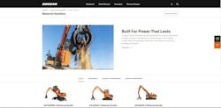 Doosan Equipment Material Handler Page