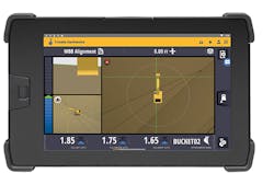 The Earthworks Grade Control Platform is the industry’s first 3D after-market system with excavator automatics capabilities. The Earthworks Grade Control Platform is the industry’s first 3D after-market system with excavator automatics capabilities.