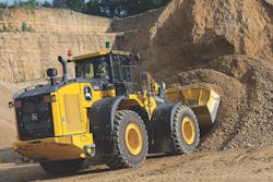 The new John Deere L-Series Loaders have roomier cabs. The new John Deere L-Series Loaders have roomier cabs.