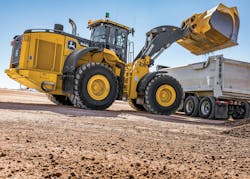 The JDLink system on the John Deere L-Series can monitor safety as well as diagnostics. The JDLink system on the John Deere L-Series can monitor safety as well as diagnostics.