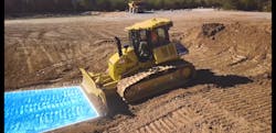 Komatsu’s proactive dozing control can learn the terrain it is tracking over. Komatsu’s proactive dozing control can learn the terrain it is tracking over.