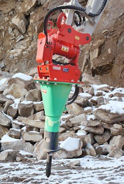 Montabert breakers can fit a 1-ton mini excavator to a 100-ton large excavator. Montabert breakers can fit a 1-ton mini excavator to a 100-ton large excavator.