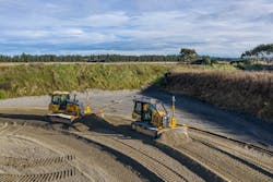 Machine control technology keeps workers safer by eliminating the need for people to gather, work, and talk close to each other and moving equipment. Machine control technology keeps workers safer by eliminating the need for people to gather, work, and talk close to each other and moving equipment.