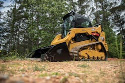 The Caterpillar 259D3 CTL has tracks designed and tested specifically for it.