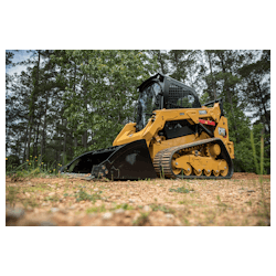 The Caterpillar 259D3 CTL has tracks designed and tested specifically for it.