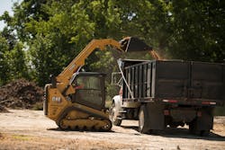 Contractors choose track tread patterns that suit their needs. Contractors choose track tread patterns that suit their needs.