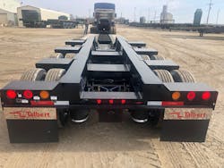 Talbert trailers serve a variety of industries including construction and military. Talbert trailers serve a variety of industries including construction and military.