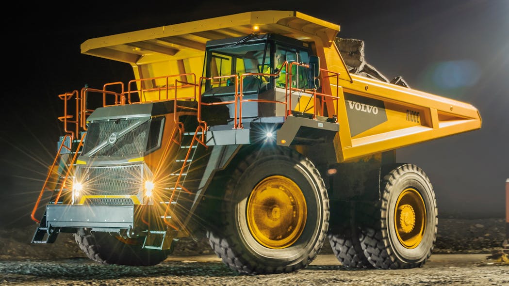 Volvo plans to introduce its R100E Tier 4 Final rigid hauler in the fourth quarter of 2020.