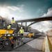 The Volvo C-series double-drum compactors combine high centrifugal force and up to eight amplitude settings.