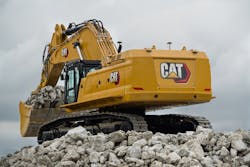 Next Generation CAT 395 and 374 excavators feature indicate-only grade control as standard. Next Generation CAT 395 and 374 excavators feature indicate-only grade control as standard.