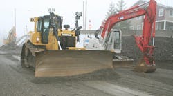 Wildish Standard Paving used a Cat D6 running the Topcon 3D-MC2 solution.