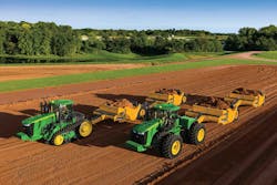 One of the scraper technologies from John Deere is the earthmoving Productivity System One of the scraper technologies from John Deere is the earthmoving Productivity System