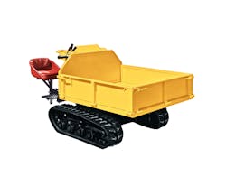 1971 By adding a cargo box to the undercarriage of a combine harvester, Yanmar created the YFW500D, the world&apos;s first Tracked carrier. The YFW500D was powered by a Yanmar diesel engine and could transport materials on soft ground where trucks and dump trucks could not enter.