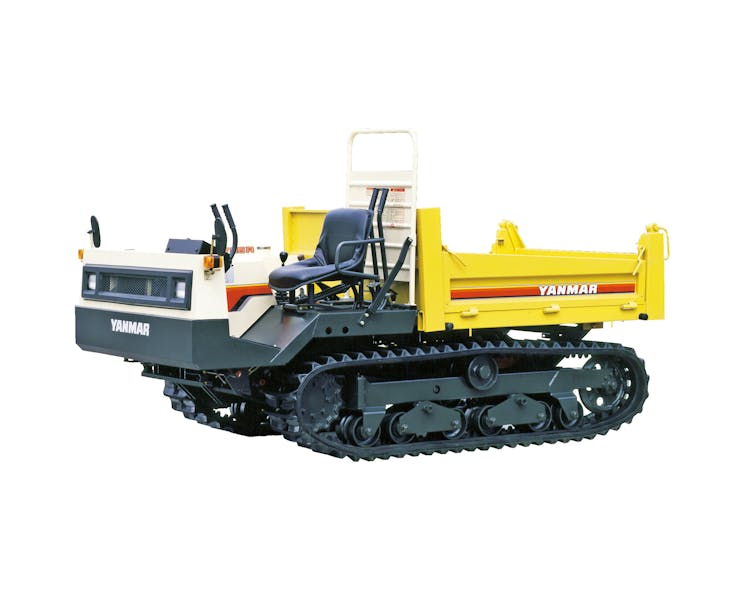 1985 Yanmar developed a rubber crawler that achieved a speed of 11 km/h, about twice the speed of conventional crawlers. The high-speed YFW25R carrier was a hit product that also featured the industry&apos;s first reverse seat and was the prototype for the C30R model that is still sold today.