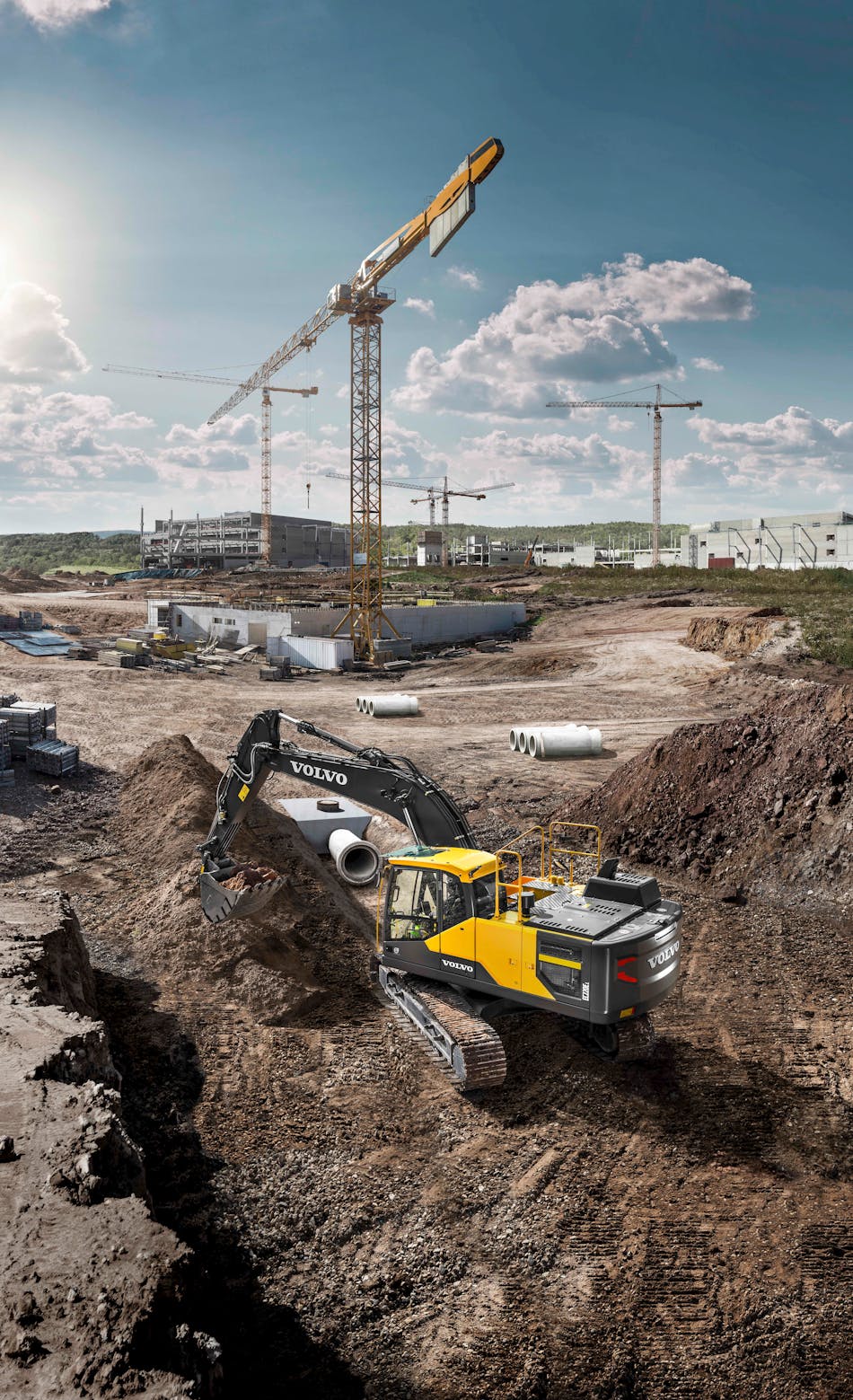 Gx2105 Excavators Volvo Exc Ec220 E St V