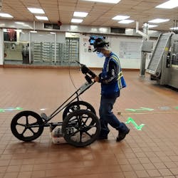 The GSSI UtilityScan Pro GPR system quickly identifies and marks utility location and depth.