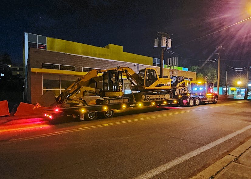 One consideration in designing Talbert Trailers is where the equipment will ride in a loaded position.