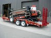 Towmaster&rsquo;s trailers are low to the ground to provide a low load angle.