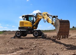 Wacker Neuson&rsquo;s EW100 was designed to replace a traditional tracked excavator or backhoe.