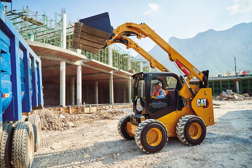 Caterpillar&rsquo;s 262D3 performs a variety of jobs.